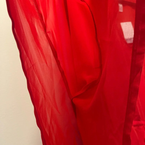 Cacique Swim | Chiffon Dolman Cover-up in Goji Berry, 26/28 - Picture 3 of 8